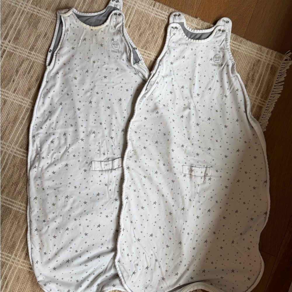 Woolino Sleep Sack 2–4 Years | Merino Wool | Organic Cotton | Stars